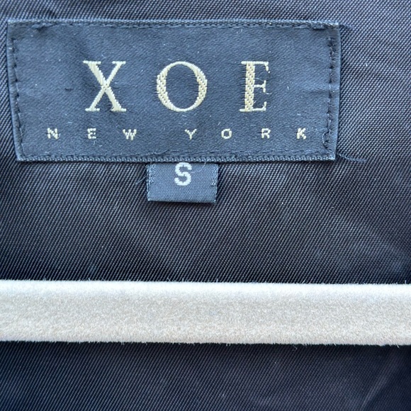 Vintage - XOE ‘s Women's Elegant Black Teddy Jacket/ Small - Oversized - Picture 3 of 15